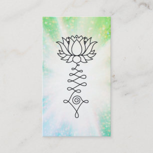 Carte De Visite *~* Éclairage Lotus Lily Reiki Énergie de guéris