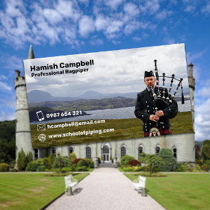 Carte De Visite École Bagpiper & Bagpiper