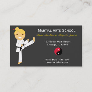 Carte De Visite École d'arts martiaux