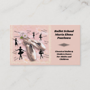 Carte De Visite École de ballet