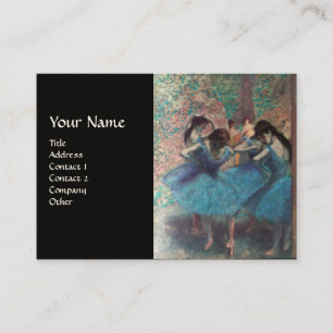 CARTE DE VISITE ÉCOLE DE DANSE /BALLERINA, DANSEURS DE BALLET EN B