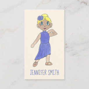 Carte De Visite École de professeur de danse Studio lyrique