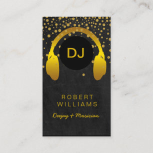 Carte De Visite Écouteur professionnel de professeur de musique de