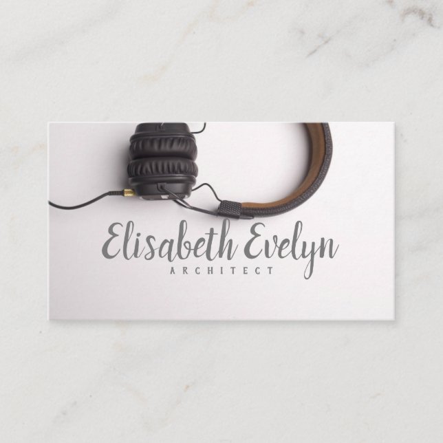 Carte De Visite écouteurs (Devant)