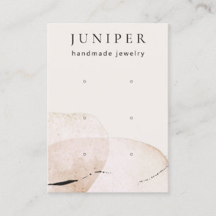 Carte De Visite Écran Abstrait de bijoux d'oreille