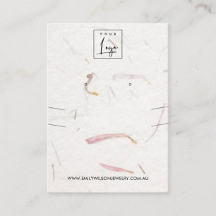 CARTE DE VISITE ÉCRAN D'APPAREIL D'APPAREIL DE PAPIER À LA MAIN