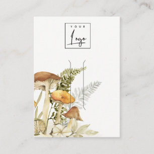 Carte De Visite Écran de clip du logo du fouet de champignons