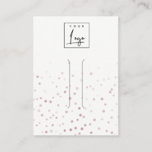 Carte De Visite Écran de la clips de cheveux Confetti Bow