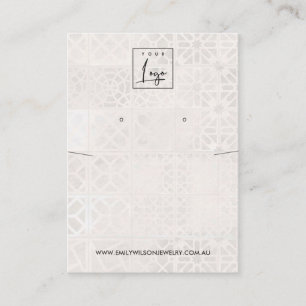 CARTE DE VISITE ÉCRAN DE RECHERCHE DE LA TEXTURE DU TILE MAROCAIN