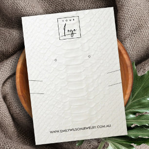 CARTE DE VISITE ÉCRAN DE REPOS DE LA TEXTURE EN CUIR BLANC