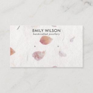 CARTE DE VISITE ÉCRAN DE RESTAURATION DE PAPIER PINK PETAL FABRIQ