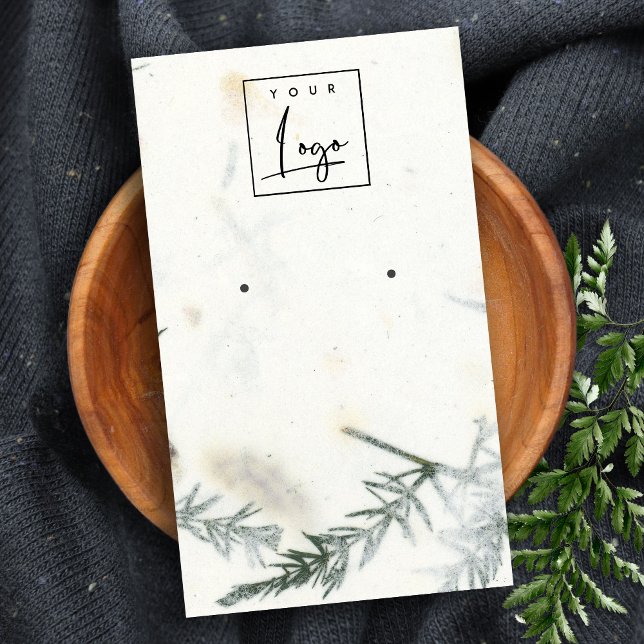 Carte De Visite Écran d'oreille Foliage papier fait main (Créateur téléchargé)