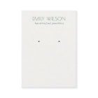 Écran D'Oreille Simple Noir Et Blanc Minimal