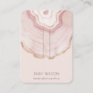 Carte De Visite Écran en marbre à coiffure en marbre souple Rose o