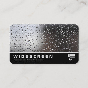 Carte De Visite Écran large 0528 - Pluie sur une fenêtre