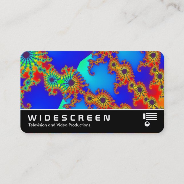 Carte De Visite Écran large 0535 - Fractal 120717 (Devant)