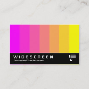 Carte De Visite Écran large 159 - Mélange couleur - Magenta à Jaun