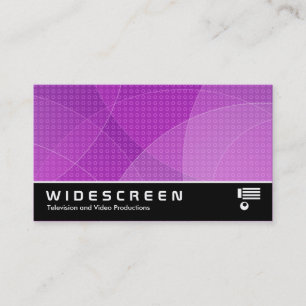 Carte De Visite Écran large 298 - Courbes - violet