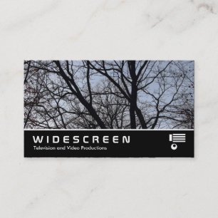 Carte De Visite Écran large 383 - Branches en silhouette
