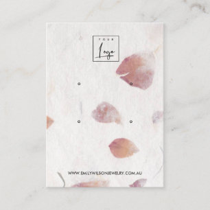 CARTE DE VISITE ÉCRAN PINK PETAL FABRIQUÉ À LA MAIN PAPIER 2 ÉTUDI