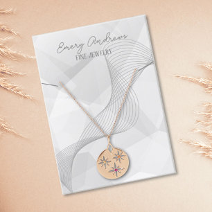 Carte De Visite Écran simple Designer Jewelry Collier