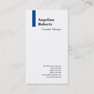 Carte De Visite Écriture tendance professionnelle simple minimalis
