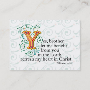 Carte De Visite Écritures saintes de bible