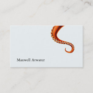 Carte De Visite Écrivain de science-fiction cool Octopus Tentacles