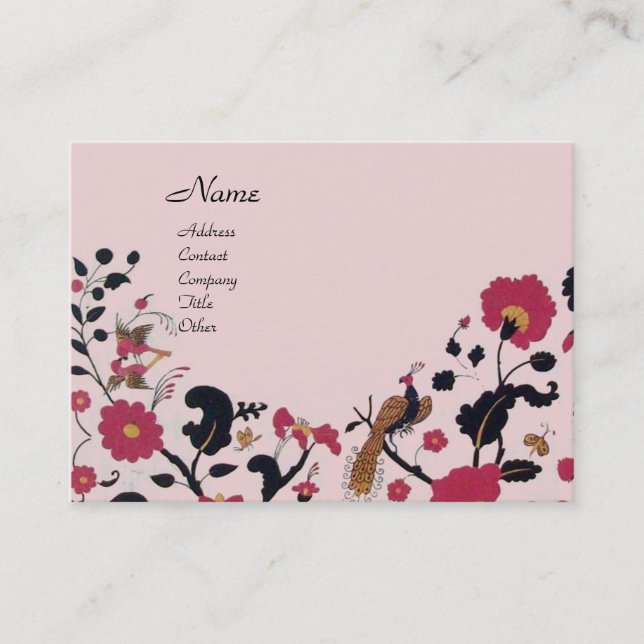 CARTE DE VISITE EDEN / JARDIN BLANC (Devant)