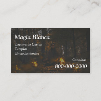 Carte De Visite Editable, Service de lecture de carte, Tarot, Magi