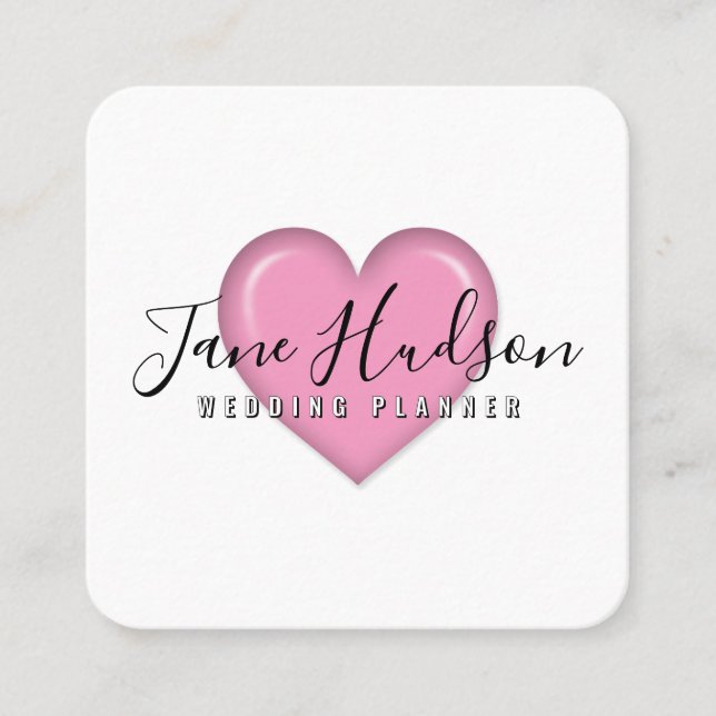 Carte de visite éditable simple élégante minimalis (Devant)