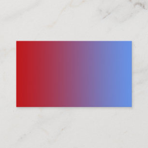 Carte De Visite Effacement rouge aux couleurs bleues, conception
