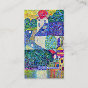 Carte De Visite Église de St Wolfgang de Klimt dans Unterach sur