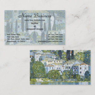 Carte De Visite Eglise Gustav Klimt (Kirche) dans le paysage de Ca