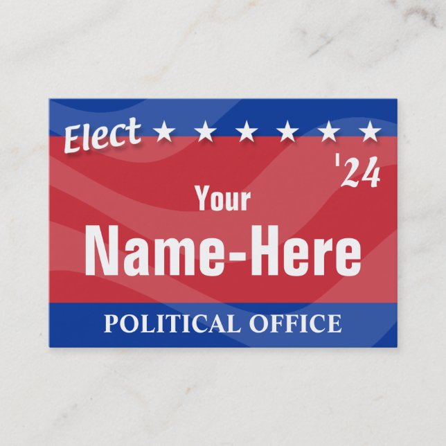 Carte De Visite ELECT - Campagne politique (Devant)