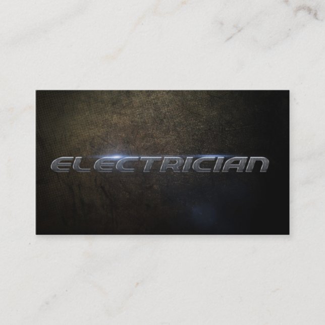 Carte De Visite Electrician Business card (Devant)