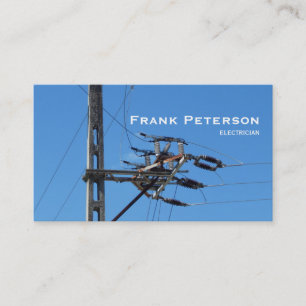 Carte De Visite électricien à haute tension