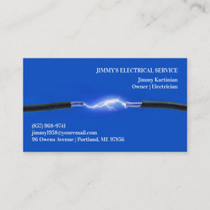 Carte de visite électrique