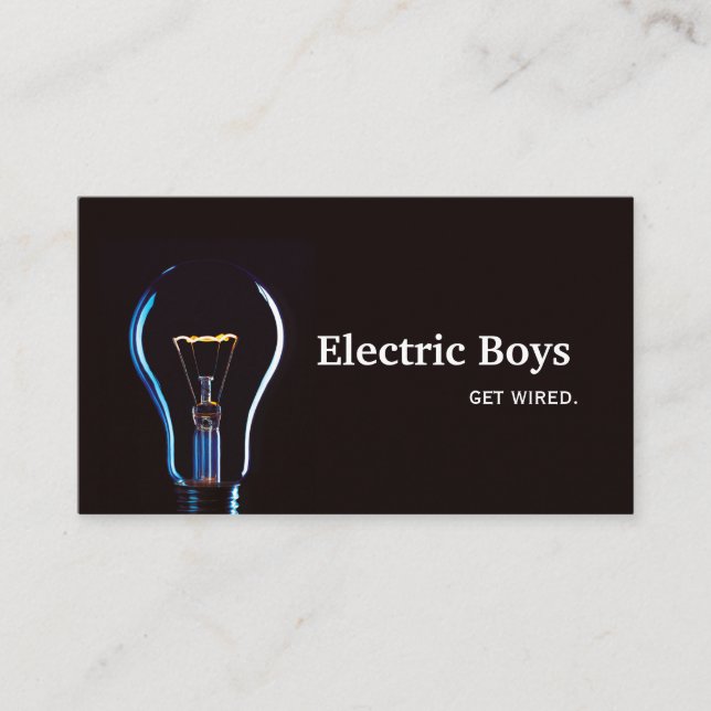 Carte de visite électrique (Devant)