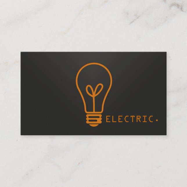 Carte de visite électrique électrique (Devant)