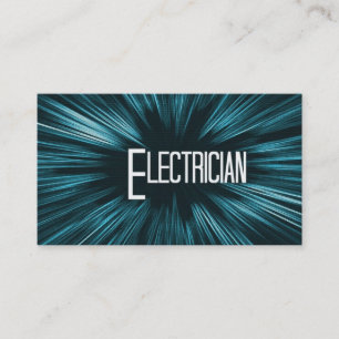 Carte de visite électrique étoilé brillant