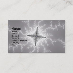 Carte De Visite Electro - Art fractal