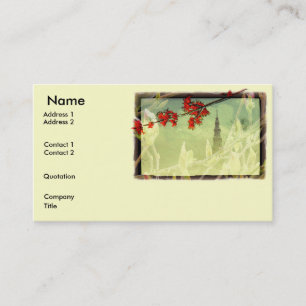 Carte De Visite Élégance