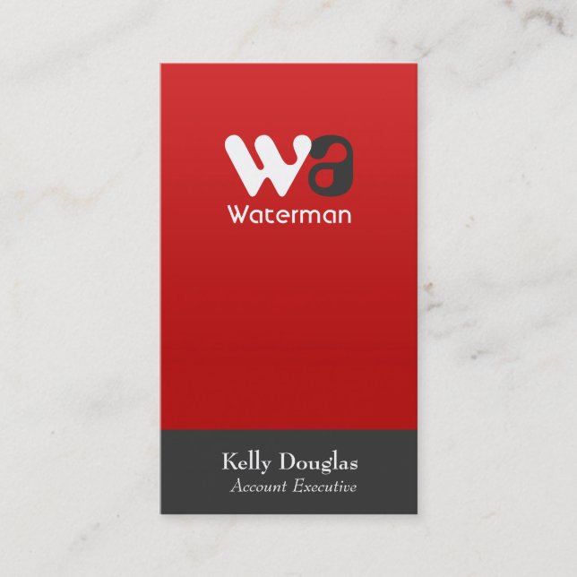 Carte De Visite Élégance de l'entreprise (Devant)