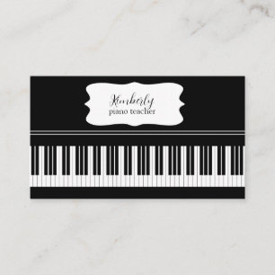 Carte De Visite Élégance musicale
