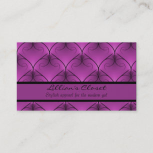 Carte de visite Élégance sans pareil, violet