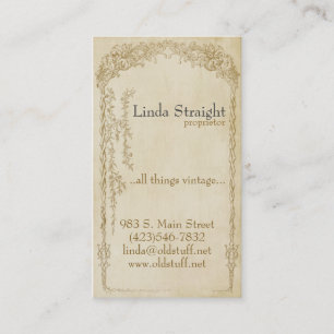 Carte De Visite Élégance vintage 2