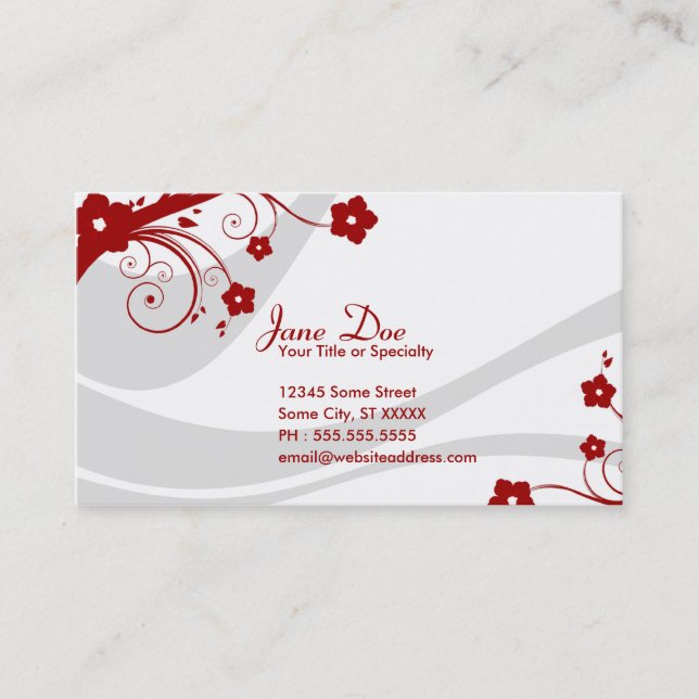 Carte De Visite eleganceEssentials (Devant)