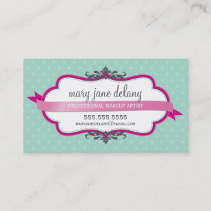 CARTE DE VISITE élégant audacieux fuschia rose men