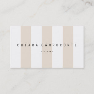 Carte de visite élégant avec le blanc et les